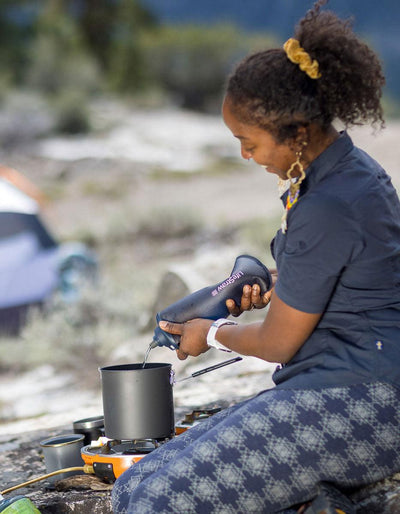 LifeStraw Peak Series Collapsible Squeeze 1L Bottle with Filter