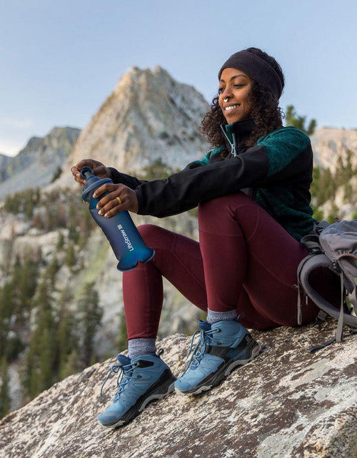 LifeStraw Peak Series Collapsible Squeeze 1L Bottle with Filter