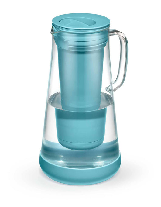 LifeStraw Home 7-Cup Glass water filter pitcher in Juniper