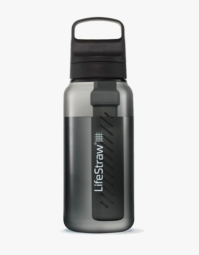 LifeStraw Go Series 1L water filter bottle in Nordic Noir