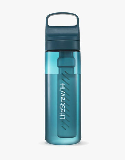 LifeStraw Go Series 22 oz water filter bottle in Laguna Teal