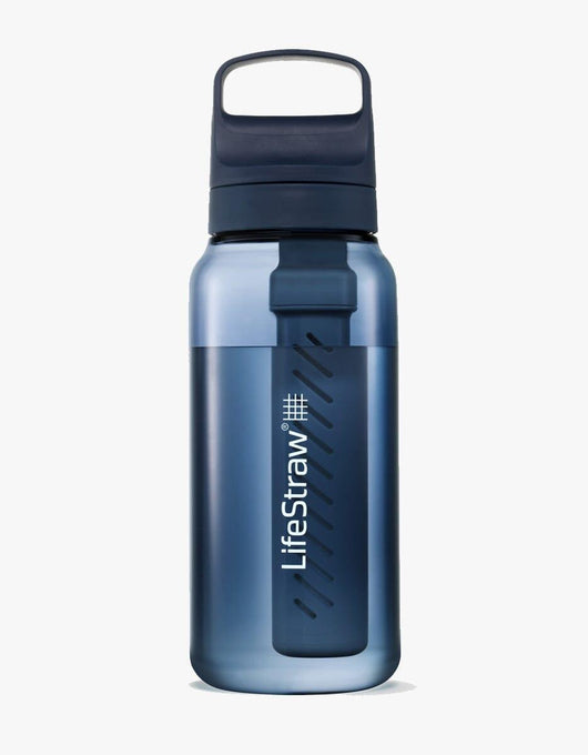 LifeStraw Go Series 1L water filter bottle in Aegean Sea