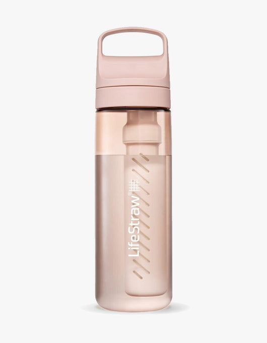 LifeStraw Go Series 22 oz water filter bottle in Cherry Blossom