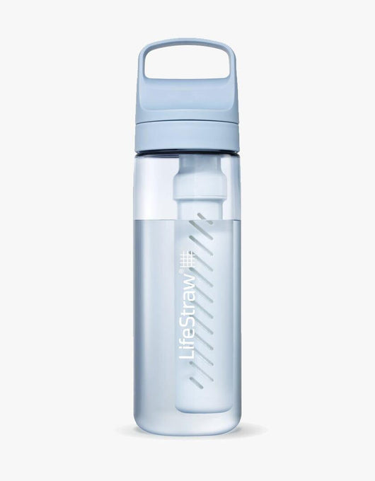 LifeStraw Go Series 22 oz water filter bottle in Icelandic Blue