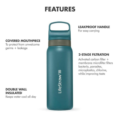 LifeStraw Go Series Stainless Steel 24 oz - Limited Edition