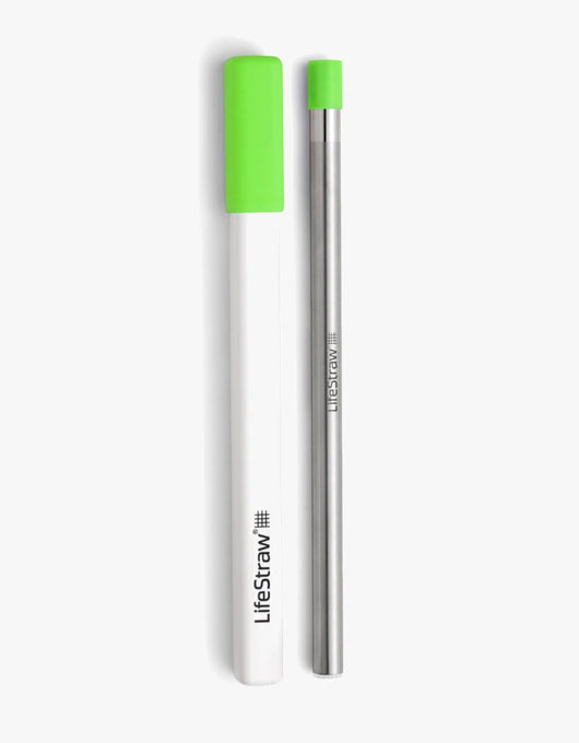 LifeStraw Sip water filter straw in Wasabi, green mouthpiece with white carry case
